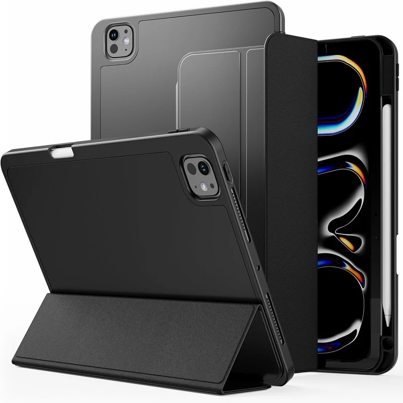 MRDISC custodia flip cover per Apple iPad Pro M4 – nero TPU MG-FLIPIPADPM4