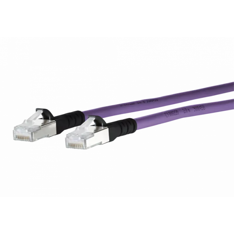 METZ CONNECT 1308451009-E cavo di rete Cat6a S/FTP, 1 m, viola