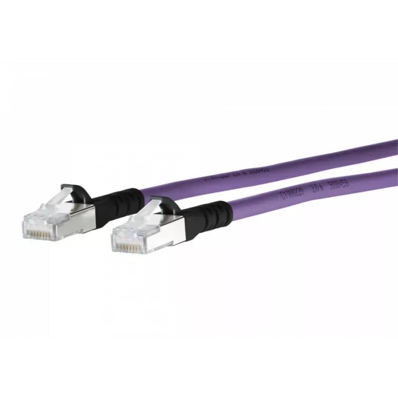 METZ CONNECT 1308451009-E cavo di rete Cat6a S/FTP, 1 m, viola
