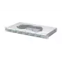 METZ CONNECT patch panel di giunzione 12xSC Duplex OM3, 1U, grigio chiaro 150455BA12-F