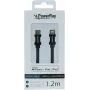 PowerRay USB-C a Lightning MFi cavo dati e ricarica intrecciato 1,2m nero PR-DCCL120TBK