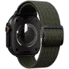 VONMÄHLEN Woven Loop per Apple Watch 40/41/42mm, oliva nero