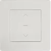 PowerRay PR-SCS-01 interruttore smart per tapparelle WiFi touch, cornice in vetro bianco