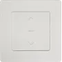 PowerRay PR-SCS-01 interruttore smart per tapparelle WiFi touch, cornice in vetro bianco