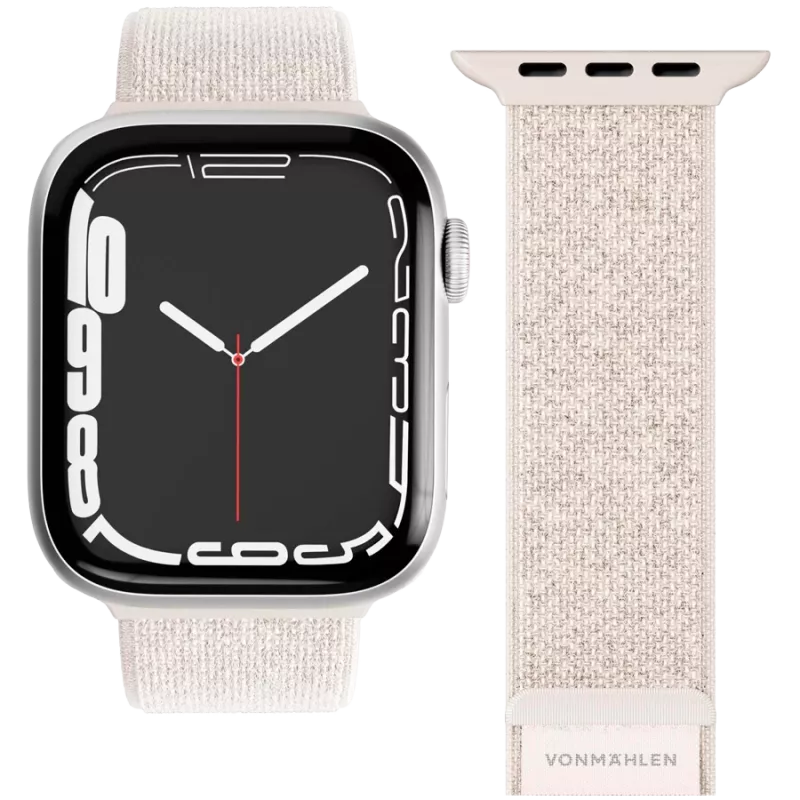 VONMÄHLEN Fitness Loop 2 cinturino per Apple Watch 40/41/42mm, crema