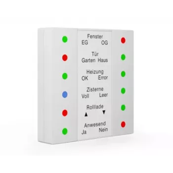 MDT SCN-LED55.01 modulo indicatore LED 55mm bianco puro lucido