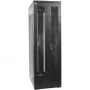 IT-BUDGET kit completo armadio server 42U 19 pollici 600x800mm doppie porte perforate 4 ventilatori attivi PDU ripiani flatpack nero 90ITB19SRK4268DTS