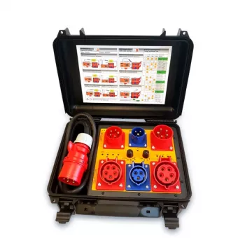 HT Instruments HT-MK4 set adattatore di misura trifase 32A in valigia da trasporto 2009870