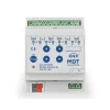 MDT JAL-0410D.02 attuatore tapparelle 4 canali, 4TE, 24VDC, 8A