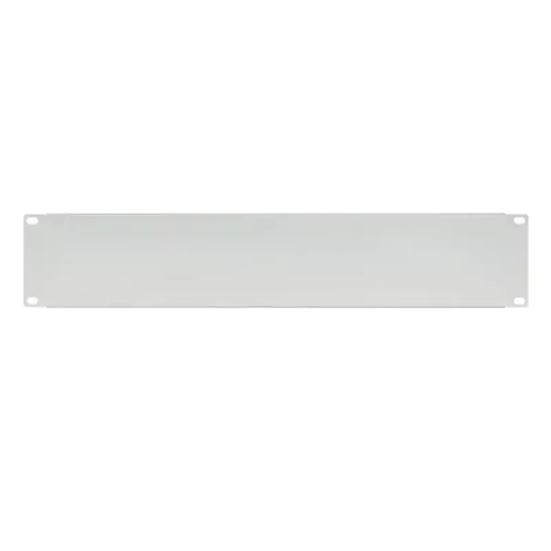 IT-BUDGET pannello cieco / copertura rack 19 inch - 2U - robusta versione in metallo - grigio chiaro (90ITBBP2HEG)