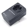 H-Tronic 1114730 limitatore di corrente di spunto SCL 3680 IP20, 16 A, 3680 W, adattatore spina Schuko, nero