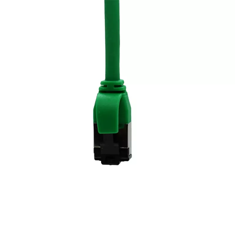 IT-BUDGET cavo patch slim Cat.8.1, S/FTP, 40 Gbps, 2000 MHz, verde, 0,15 m 90ITBSLIM81PK015GR