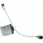 IT-BUDGET Cavo patch slim Cat.8.1 S/FTP 28 AWG rame pieno LSZH bianco 0,15 m 40Gbps PoE+ 90ITBSLIM81PK015W