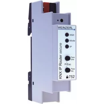 Weinzierl KNX IP Router 752 secure, router/interface IP KNX, 1 TE, 18 mm, 5249