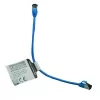 IT-BUDGET Cavo patch Ethernet slim Cat.8.1, S/FTP, 40Gbps, 2000MHz, LSZH, PoE+, blu, 0,5m 90ITBSLIM81PK050B