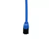 IT-BUDGET Cavo patch Ethernet slim Cat.8.1, S/FTP, 40Gbps, 2000MHz, LSZH, PoE+, blu, 0,5m 90ITBSLIM81PK050B
