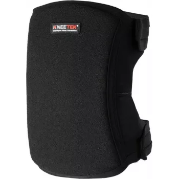 KNEETEK Ginocchiere professionali Poly antiscivolo rivestite in PU lavabili, nere, EN 14404 Tipo 2 Livello 1 60001