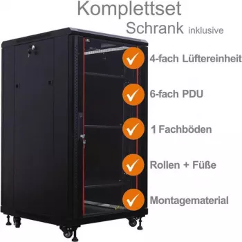 IT-BUDGET Armadio di rete 19
