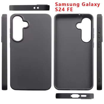 MRDISC custodia posteriore per Samsung Galaxy S24 FE nero TPU MG-BCSGAS24FESW