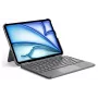 DIGISTOR HK Inateck KB04122 custodia con tastiera e touchpad per iPad 11 inch A16 / Air M3-M2 / Pro, rimovibile, retroilluminata, layout QWERTZ tedesco, grigio grafite