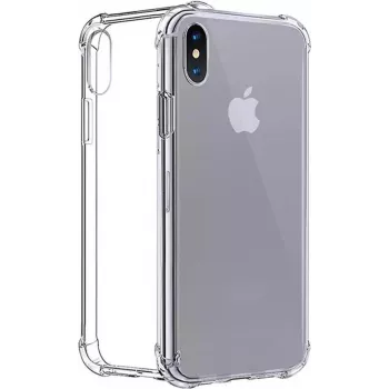 CYOO Four Corners custodia in silicone per Apple iPhone XS Max - trasparente