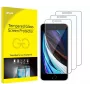 JETech pellicola protettiva in vetro temperato per iPhone SE 3/2 (2022/2020) 4,7 inch - confezione da 3, 9H, 2.5D, compatibile con custodia