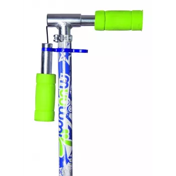MUUWMI KiddyScooter Racing monopattino a 3 ruote, blu