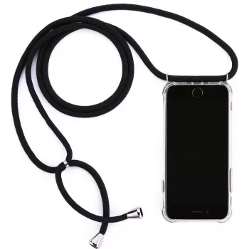 CYOO Necklace Case+ catenella per cellulare per Samsung Galaxy S10+ (G975F) - nero silicone (CY121017)