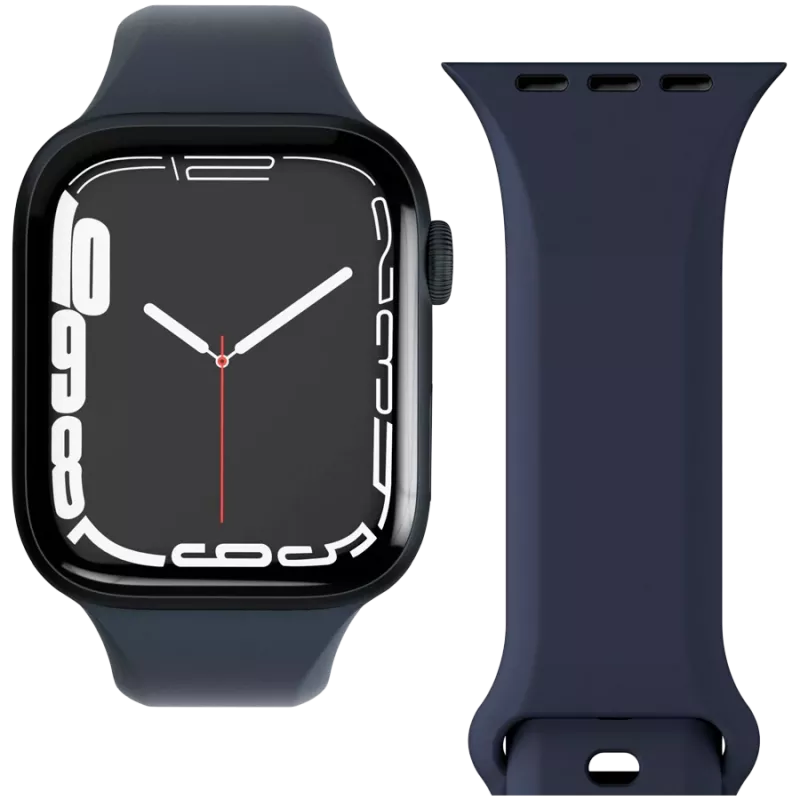 VONMÄHLEN Classic Band 2 per Apple Watch 44/45/46/49mm, navy