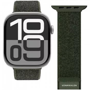VONMÄHLEN Fitness Loop 2 40, 41, 42mm taglia unica, oliva
