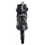 MUUWMI AU 442 pattini inline, taglia EU 42, nero/bianco, cuscinetti ABEC 7, ruote 80mm, telaio in alluminio