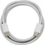PowerRay cavo dati e ricarica USB-C a USB-C, 60W PD, treccia in nylon, 1 m, bianco, bulk 4260357351156