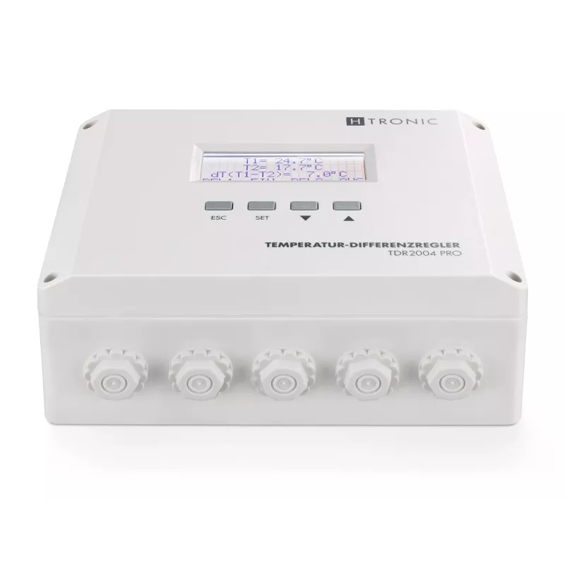 H-Tronic TDR 2004 PRO regolatore differenziale di temperatura, da -99 a +850 °C 1114770