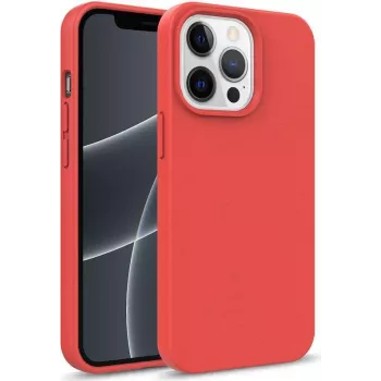 CYOO BioCase per iPhone 13 Pro Max – custodia antiurto biodegradabile – rosso CY122548