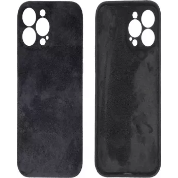 CYOO Alcantara Soft custodia per Apple iPhone 14 Plus - nero CY122787