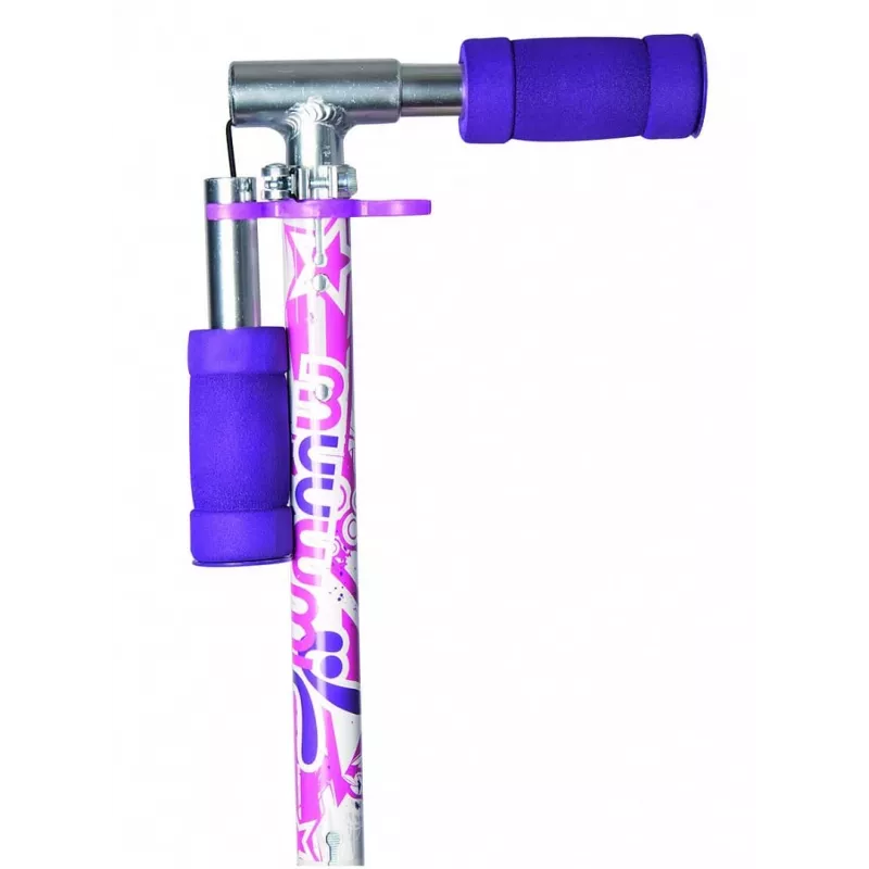 MUUWMI KiddyScooter Racing monopattino per bambini 3 ruote, rosa