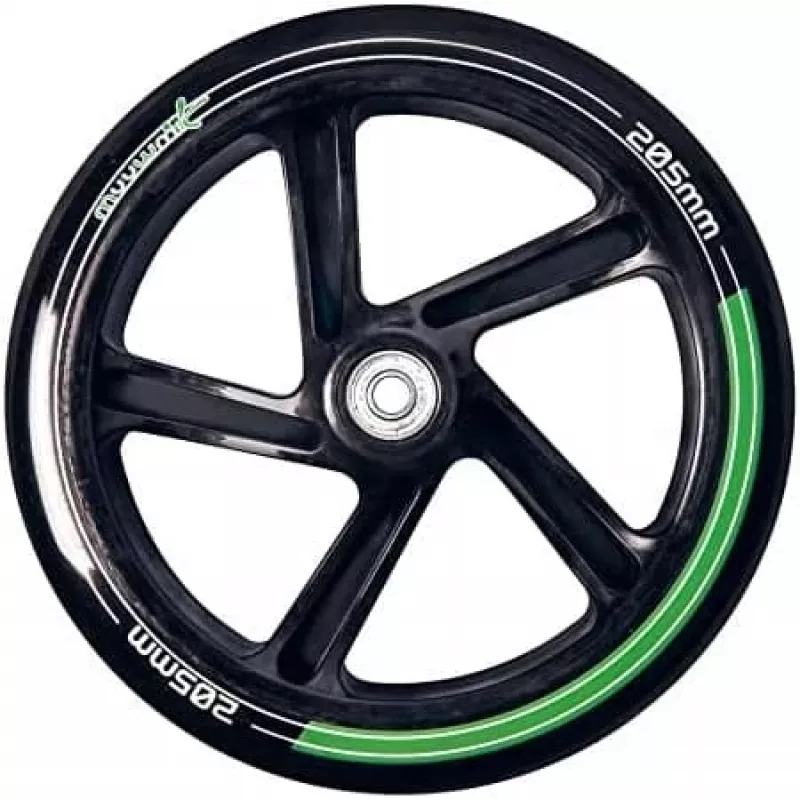 MUUWMI AU 522 monopattino in alluminio 205 mm verde-blu-nero