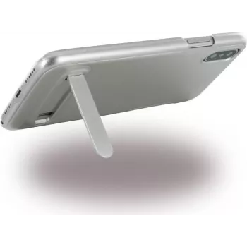 CYOO Brushed Stand custodia per Apple iPhone X / XS - argento