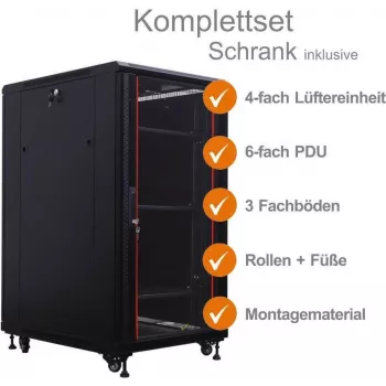 IT-BUDGET armadio di rete 19