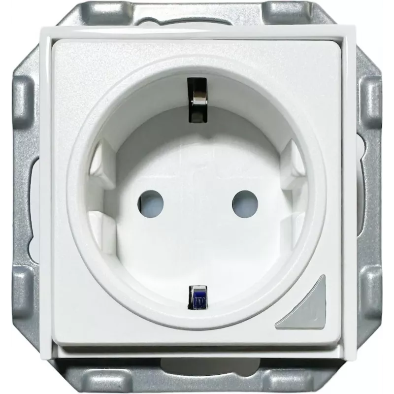 PowerRay Presa smart WiFi PR-SSO-01, senza cornice bianco, 16A, controllo tramite app e voce, tipo F