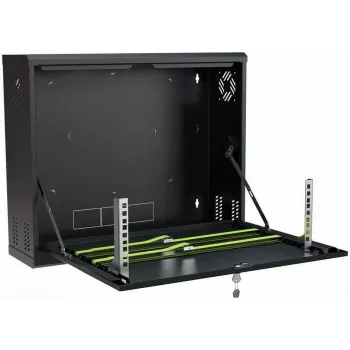 IT-BUDGET Contenitore a parete 19 pollici, verticale, 3U, nero 90ITBWV19V3S