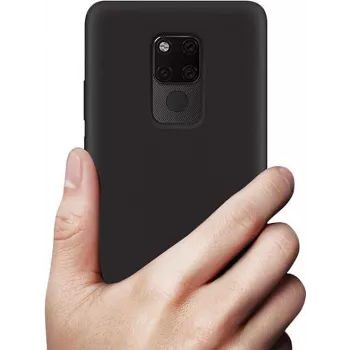 CYOO custodia premium in silicone liquido per Huawei Mate 20 - nero