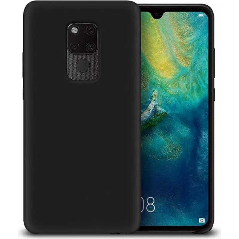 CYOO custodia premium in silicone liquido per Huawei Mate 20 - nero