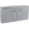CYOO CY120899 mini base di ricarica a induzione dual per cellulare - bianco - standard Qi