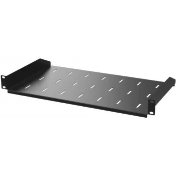 IT-BUDGET ripiano rack fisso 19 pollici 1U profondità 200 mm 25 kg nero 90ITB19FB200S