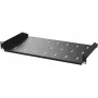IT-BUDGET ripiano rack fisso 19 pollici 1U profondità 200 mm 25 kg nero 90ITB19FB200S
