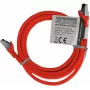 IT-BUDGET cavo patch premium in rame pieno - Flex AWG 26 - Cat.8.1 - 2000 MHz - senza alogeni - PoE+ - 40Gbit - rosso - 2 m 90ITBFLEX81PK2R