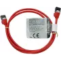 Cavo patch Ethernet slim IT-BUDGET Cat.8.1, S/FTP, 40 Gbps, 2000 MHz, LSZH, PoE+, rosso, 1 m 90ITBSLIM81PK1R