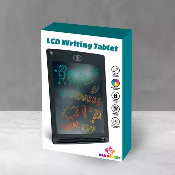 Mad Monkey lavagna da disegno LCD da 8,5 pollici multicolore con penna 2000102