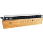 PDU rackmount 19 pollici Liebernetz, 12x prese C13, protezione da sovratensione, connettore SCHUKO, alluminio, nero 90LNSDL1912KKSP